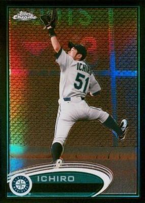 2012 Topps Chrome #100 Black Refractor /100 (Catching)