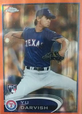 2012 Topps Chrome #151 Orange Refractor (Arm Back)