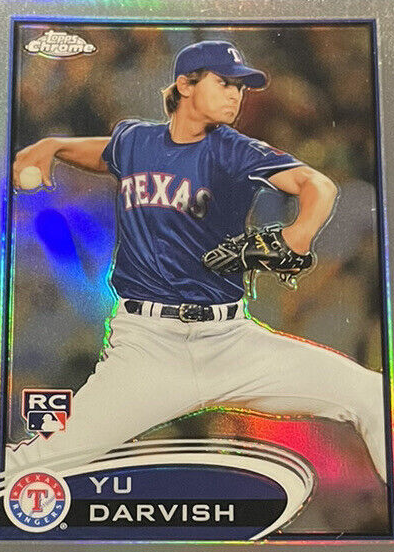 Yu Darvish 2012 Topps Chrome #151 Refractor (Arm Back) Price Guide 