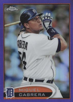 2012 Topps Chrome #130 Purple Refractor