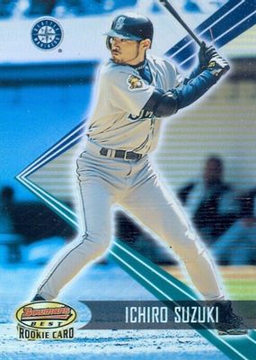 Ichiro Suzuki 2001 Bowman's Best #162 Base /2999 PSA 8 Price Guide 