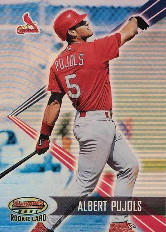 Albert Pujols 2001 Bowman's Best #174 Base /2999 Rookie SGC 10