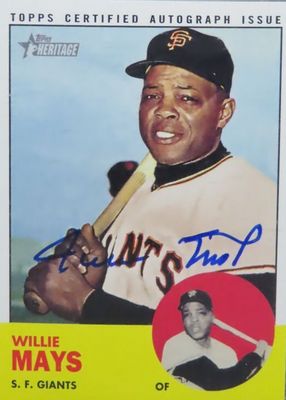 2012 Topps Heritage #ROA-WM Real One Autographs