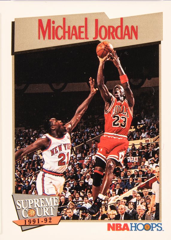 Michael Jordan 1991 Hoops #455 Supreme Court PSA 10