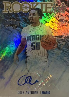 Cole Anthony 2020 Optic #165 Rated Rookie Signatures - Blue