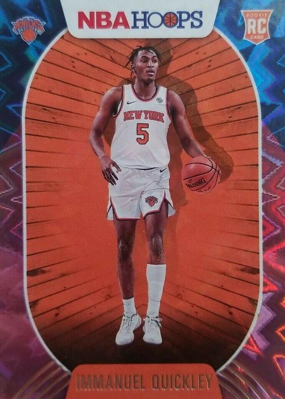 Immanuel Quickley 2020 Hoops #249 Purple Explosion Rookie PSA 10