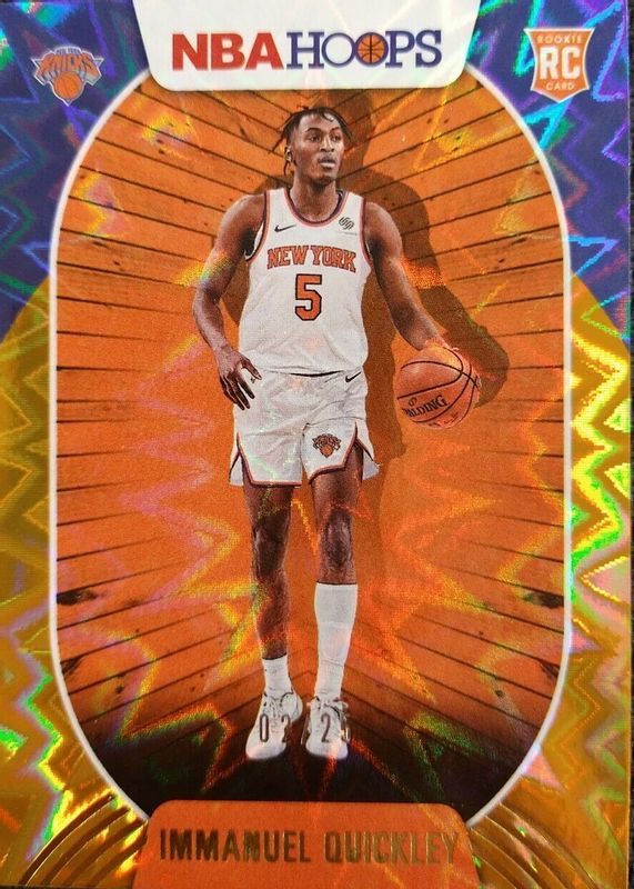 Immanuel Quickley 2020 Hoops #249 Orange Explosion /25 Rookie BGS 9