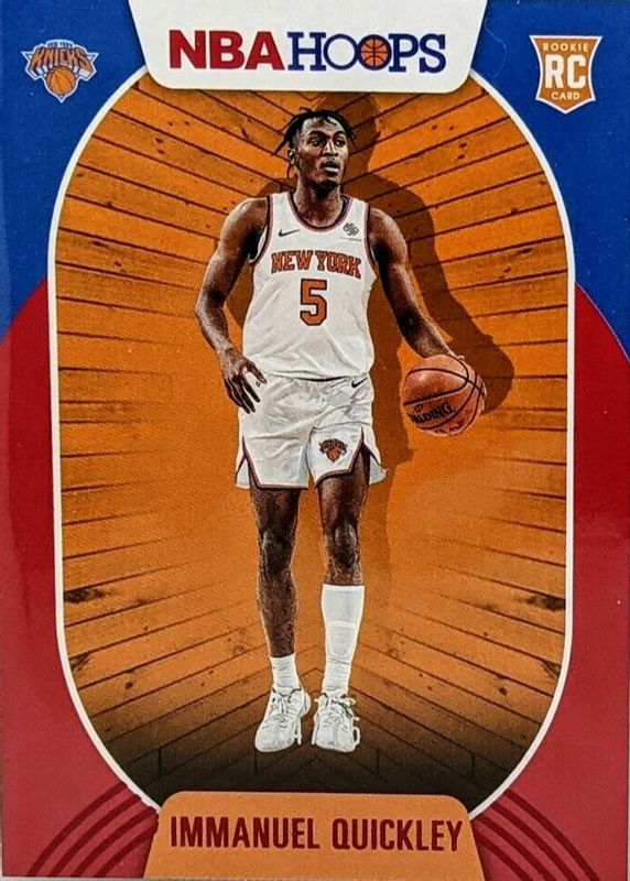 Immanuel Quickley 2020 Hoops #249 Red /75 Rookie SGC 9.5