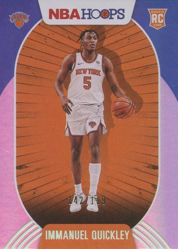 Immanuel Quickley 2020 Hoops #249 Silver /199 Rookie BGS 9.5