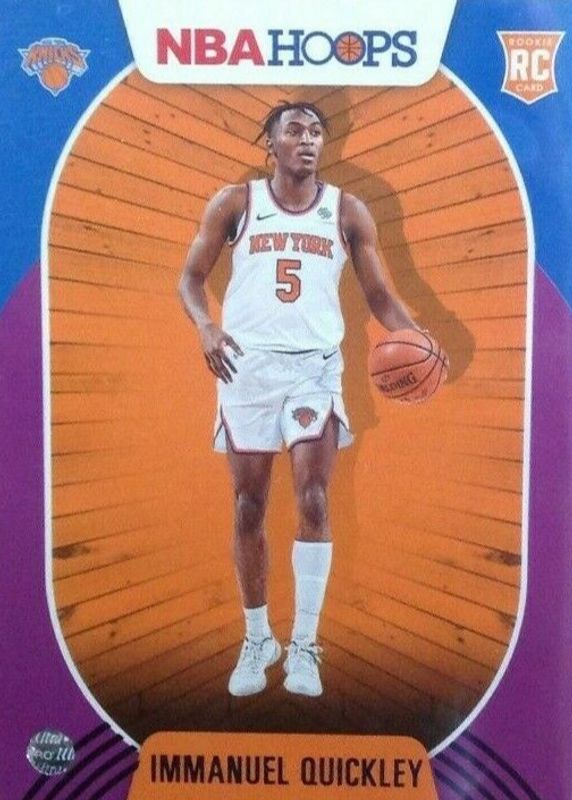 Immanuel Quickley 2020 Hoops #249 Purple Rookie RAW