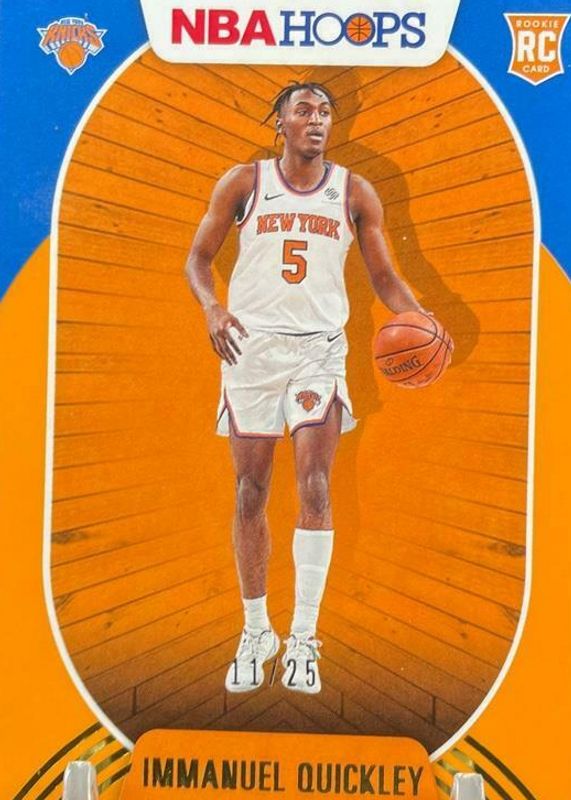 Immanuel Quickley 2020 Hoops #249 Orange /25 Rookie PSA 10