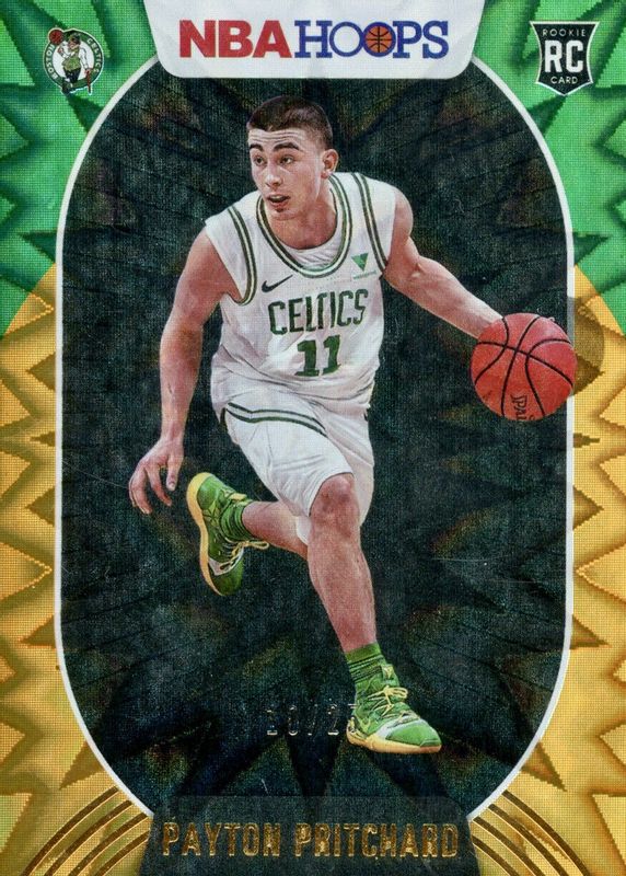 Payton Pritchard 2020 Hoops #204 Orange Explosion /25 Rookie RAW