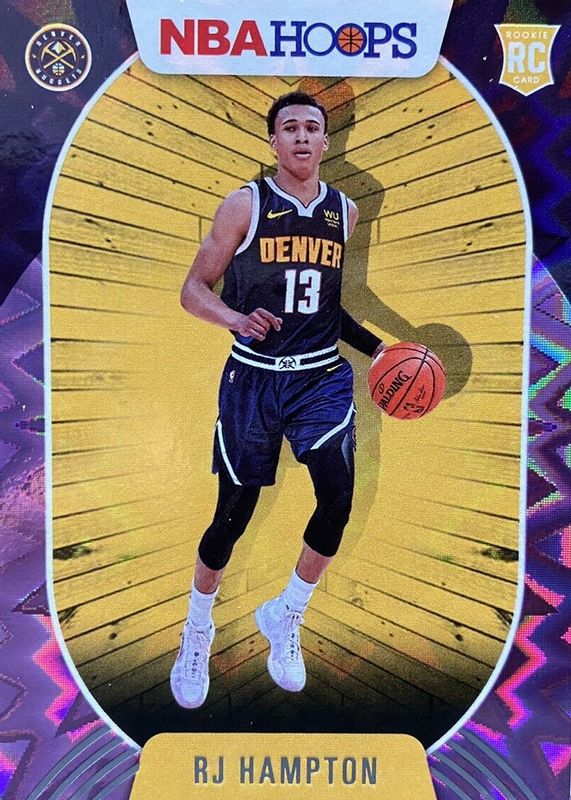 RJ Hampton 2020 Hoops #239 Purple Explosion Rookie BGS 9