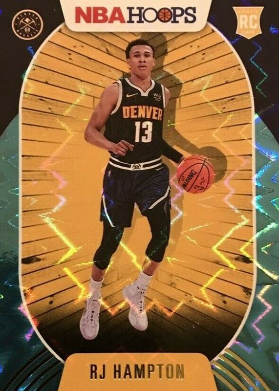 RJ Hampton 2020 Hoops #239 Teal Explosion Rookie PSA 10