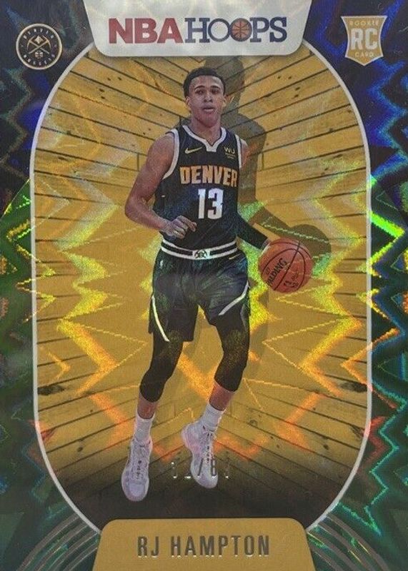 RJ Hampton 2020 Hoops #239 Green Explosion /89 Rookie BGS 9