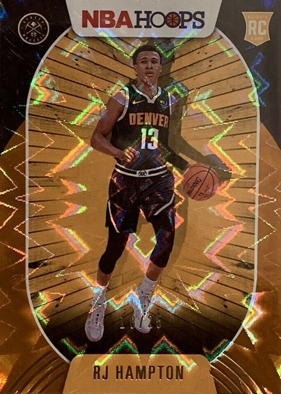 RJ Hampton 2020 Hoops #239 Orange Explosion /25 Rookie SGC 9.5