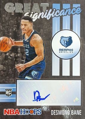 2020 Hoops #GS-DBA Great SIGnificance Autographs