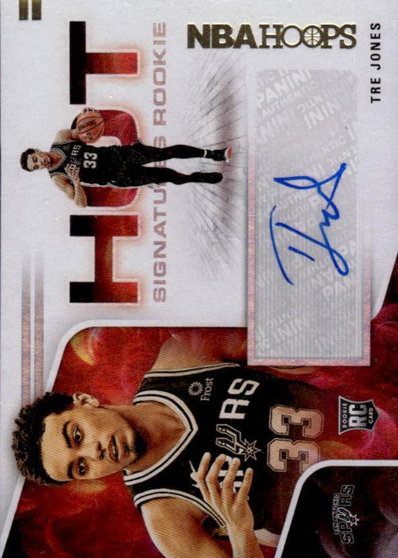 2020 Hoops #HR-TRE Hot Signatures Rookies