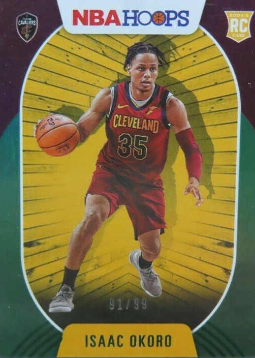 Isaac Okoro 2020 Hoops #244 Green /99 Price Guide - Sports Card