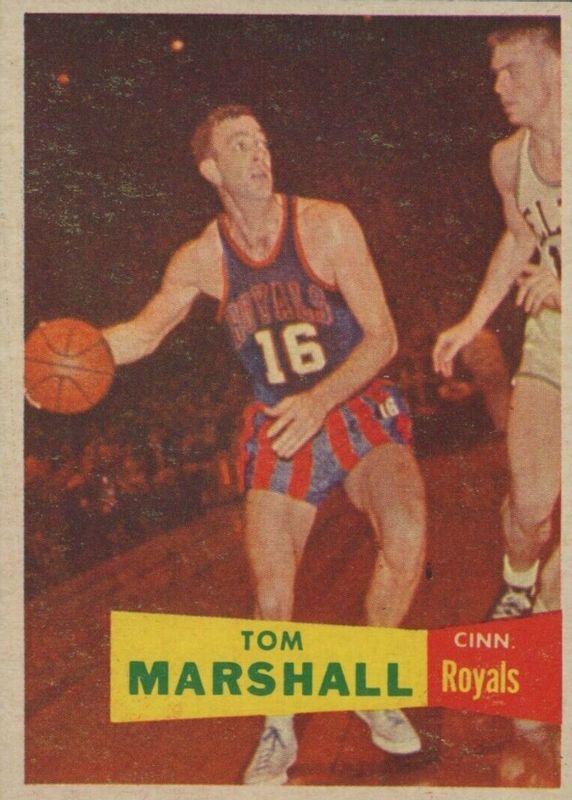 Tom Marshall 1957 Topps #22 Base Rookie PSA 7