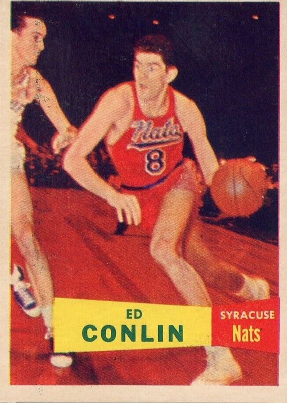 Ed Conlin 1957 Topps #58 Base Rookie BVG 5