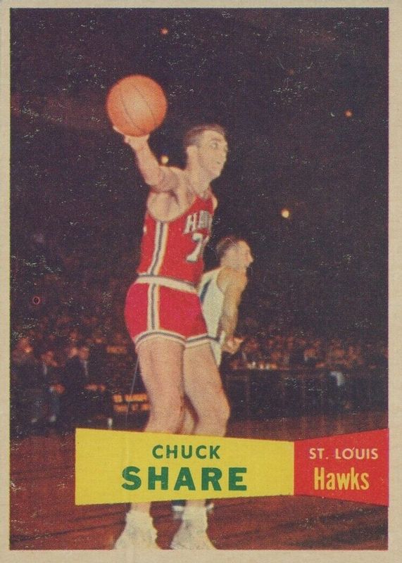 Chuck Share 1957 Topps #61 Base Rookie PSA 3