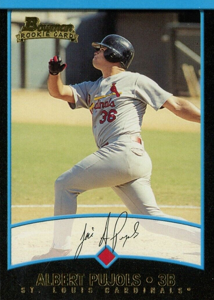 2001 bowman albert pujols レア Albert Pujols 2001 Bowman #264 Base Price Guide - Sports