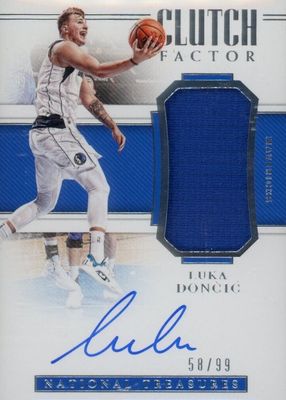 2018 National Treasures #CF-LDC Clutch Factor Signatures (/99)