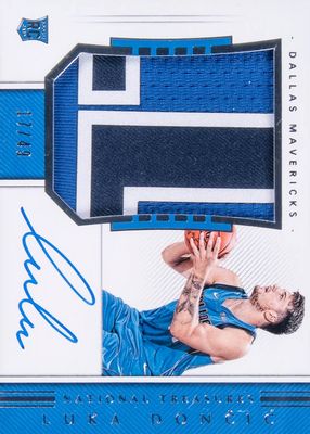 2018 National Treasures #127 Rookie Patch Auto Horizontal /49