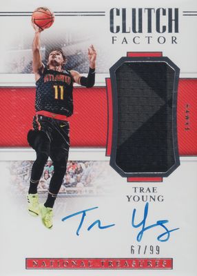 2018 National Treasures #CF-TYG Clutch Factor Signatures (/99)