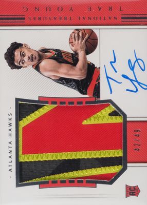 2018 National Treasures #103 Rookie Patch Auto Horizontal /49