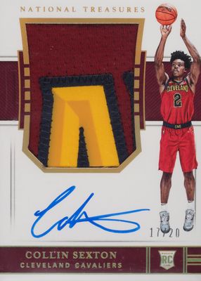 2018 National Treasures #108 Rookie Patch Auto - FOTL /20