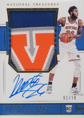 2018 National Treasures #148 Rookie Patch Auto - Gold /10