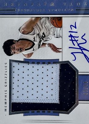 2018 National Treasures #150 Rookie Patch Auto Horizontal /49