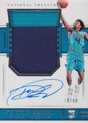 2018 National Treasures #138 Rookie Patch Auto /99