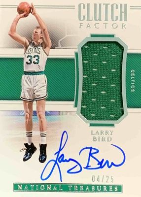2018 National Treasures #CF-LBD Clutch Factor Signatures (/25)
