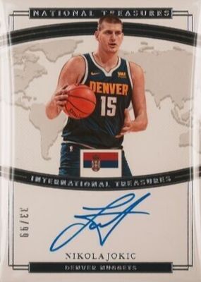 2018 National Treasures #IT-NJK International Treasures Autographs (/99)