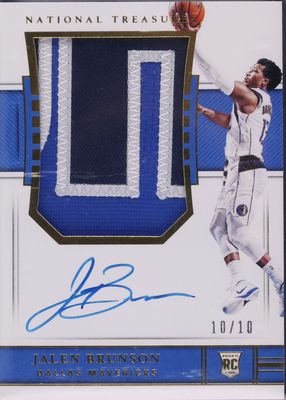 2018 National Treasures #132 Rookie Patch Auto - Gold /10