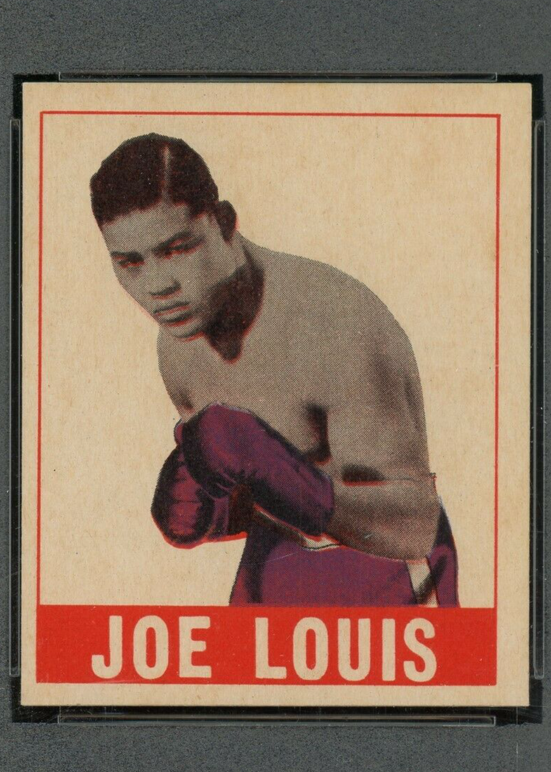 Carte Joe Louis Brown Bomber Adventure PSA 8 - 1956, Collection Boxe, état Certifié Très Bon
