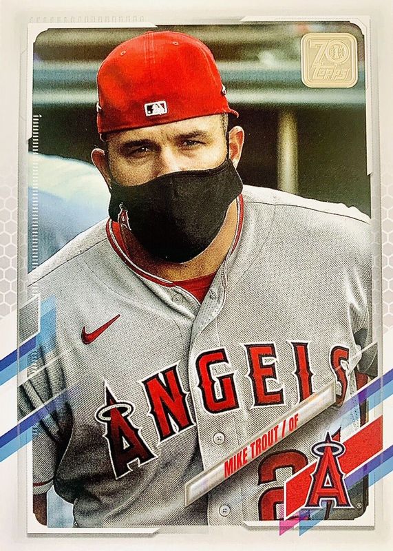 Mike Trout 2021 Topps #27 SSP Variation RAW