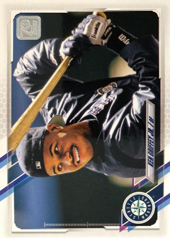 Ken Griffey Jr. 2021 Topps #506 SP Variation (Series 2) SGC 10