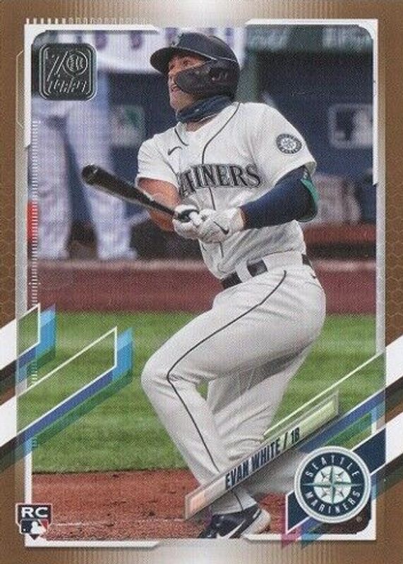 Evan White 2021 Topps #151 Gold /2021 Rookie RAW