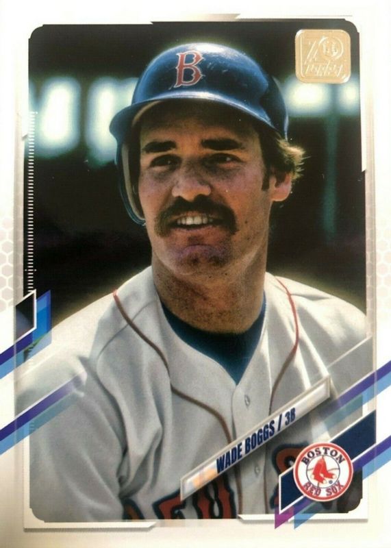 Wade Boggs 2021 Topps #468 SP Variation PSA 10