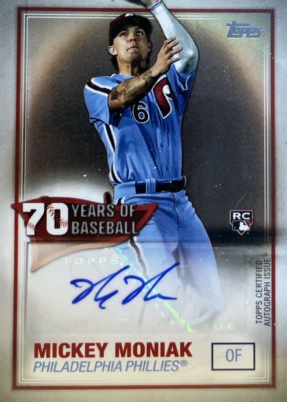 2021 Topps #70YA-MMO 70 Years of Baseball Auto