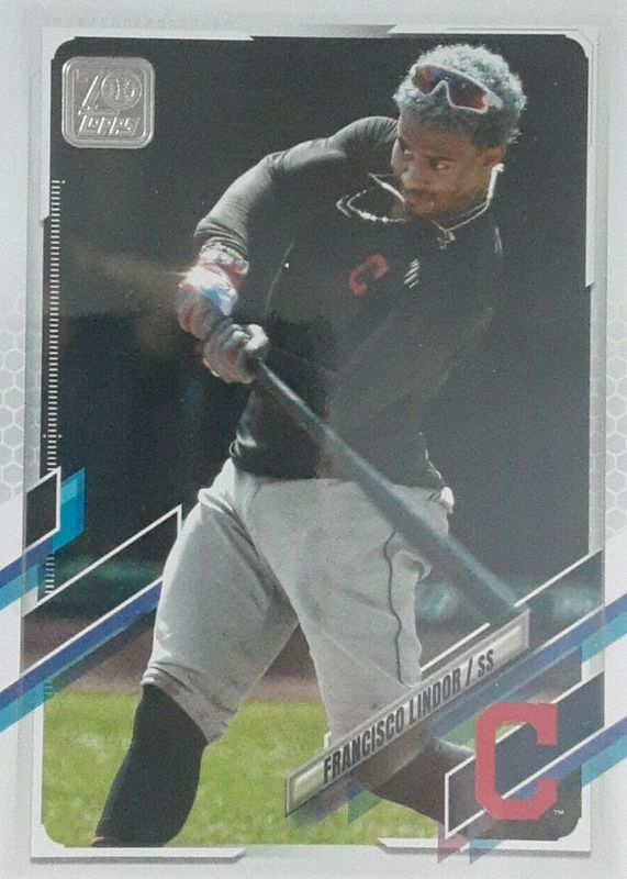 Francisco Lindor 2021 Topps #309 SP Variation (Series 1) RAW