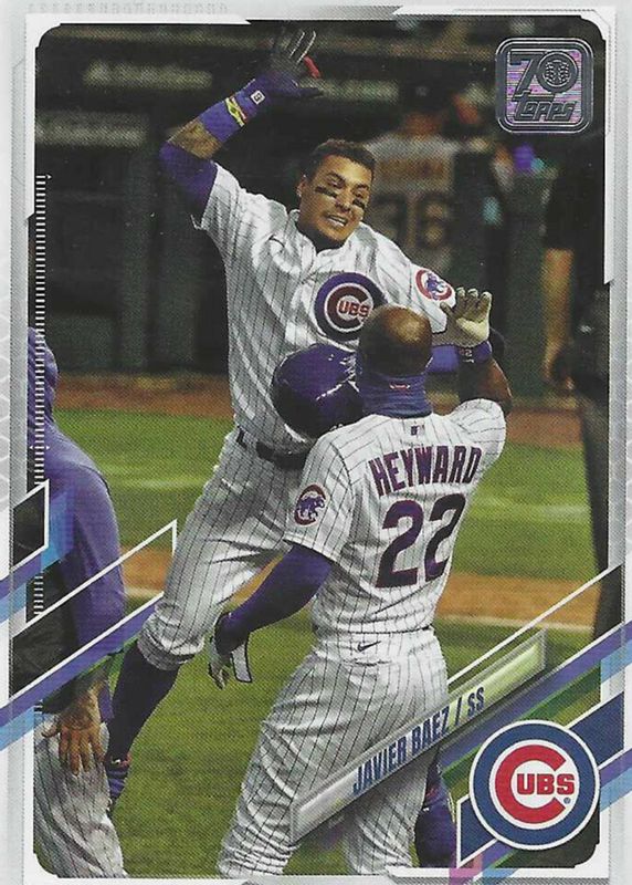 Javier Baez 2021 Topps #322 SP Variation PSA 10