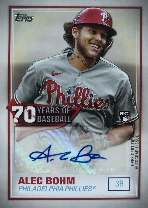 2021 Topps #70YA-AB 70 Years of Baseball Auto