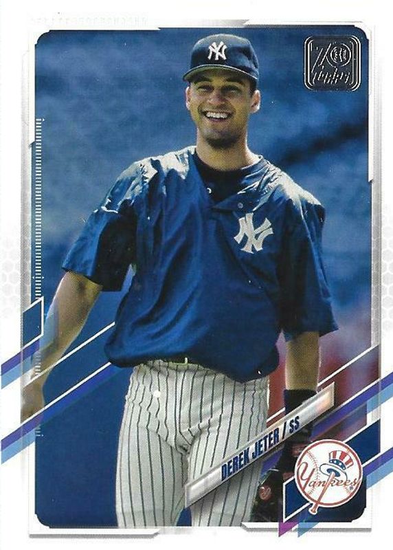 Derek Jeter 2021 Topps #561 SSP Variation RAW