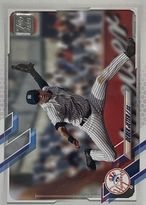 Derek Jeter 2021 Topps #561 SP Variation (Series 2) PSA 10