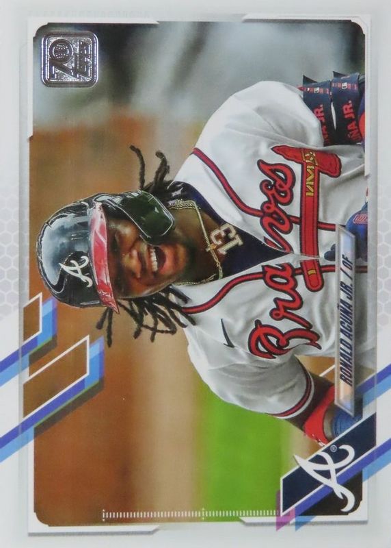 Ronald Acuna Jr. 2021 Topps #263 SSP Variation PSA 10